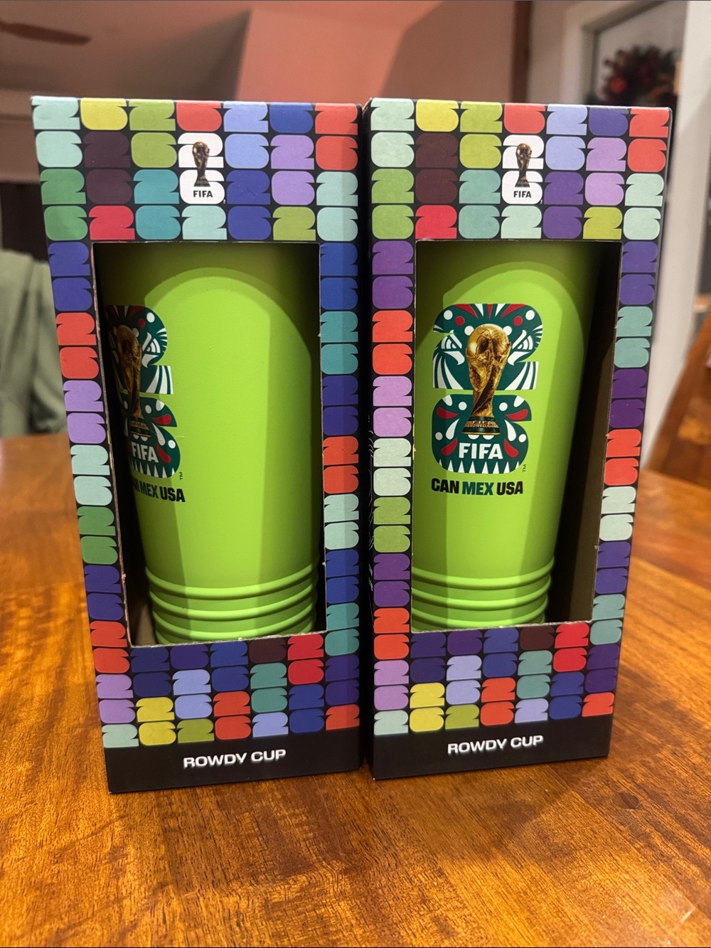 NIB Never Used FIFA Mex Host Rowdy Cup Lot of 2